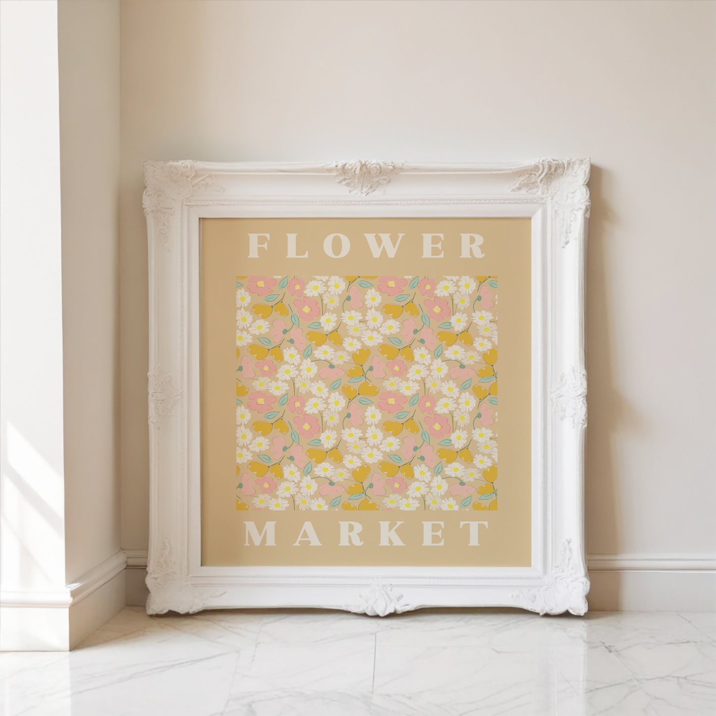 Cute Flower Market Print