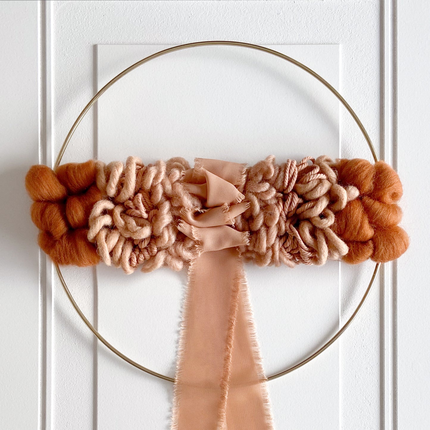 Merino Wool Woven Wreath