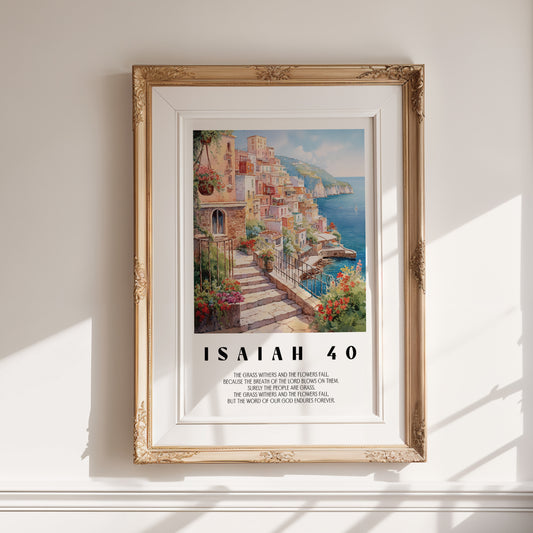 Word Of God Endures Forever | Isaiah 40 Print