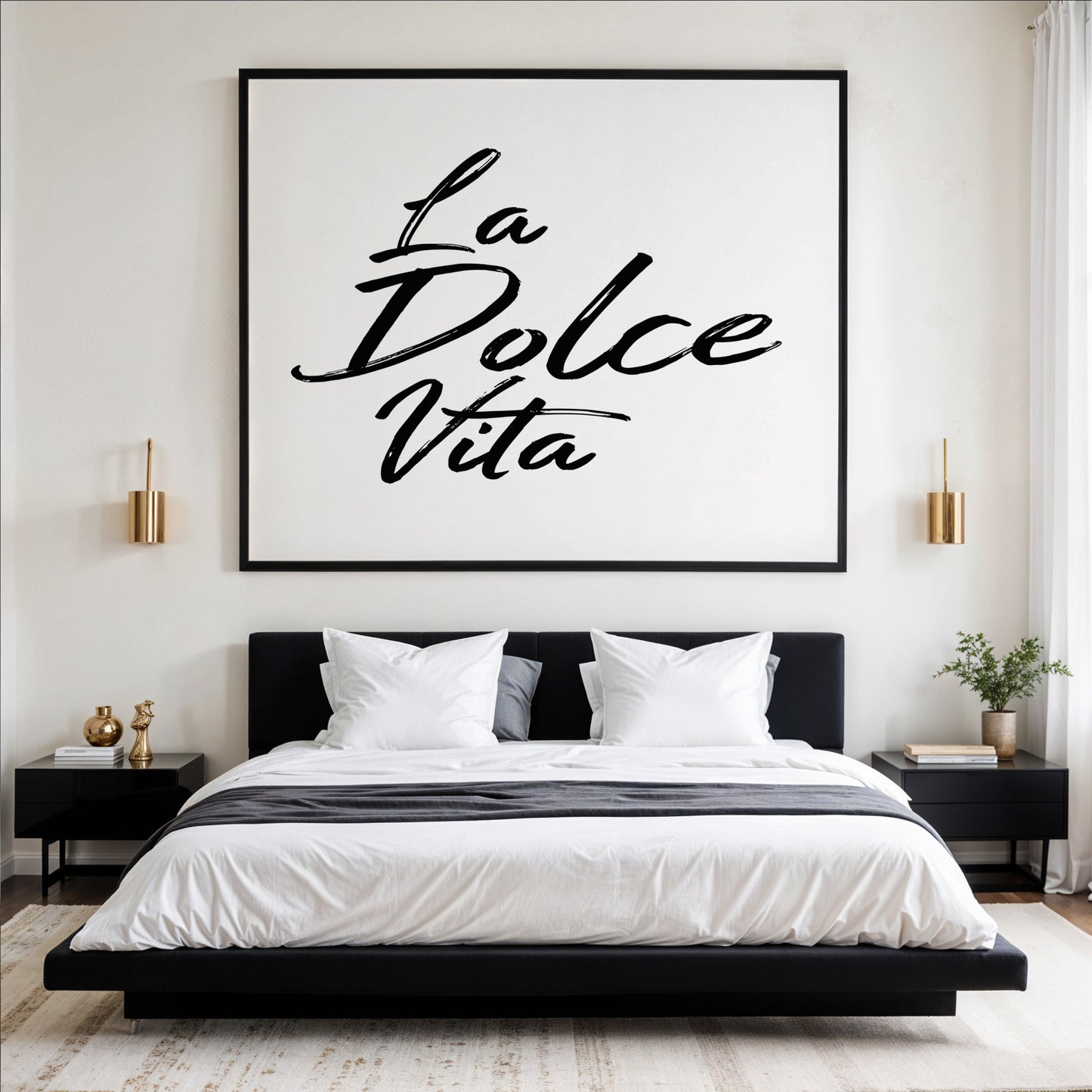 La Dolce Vita Minimalist Print