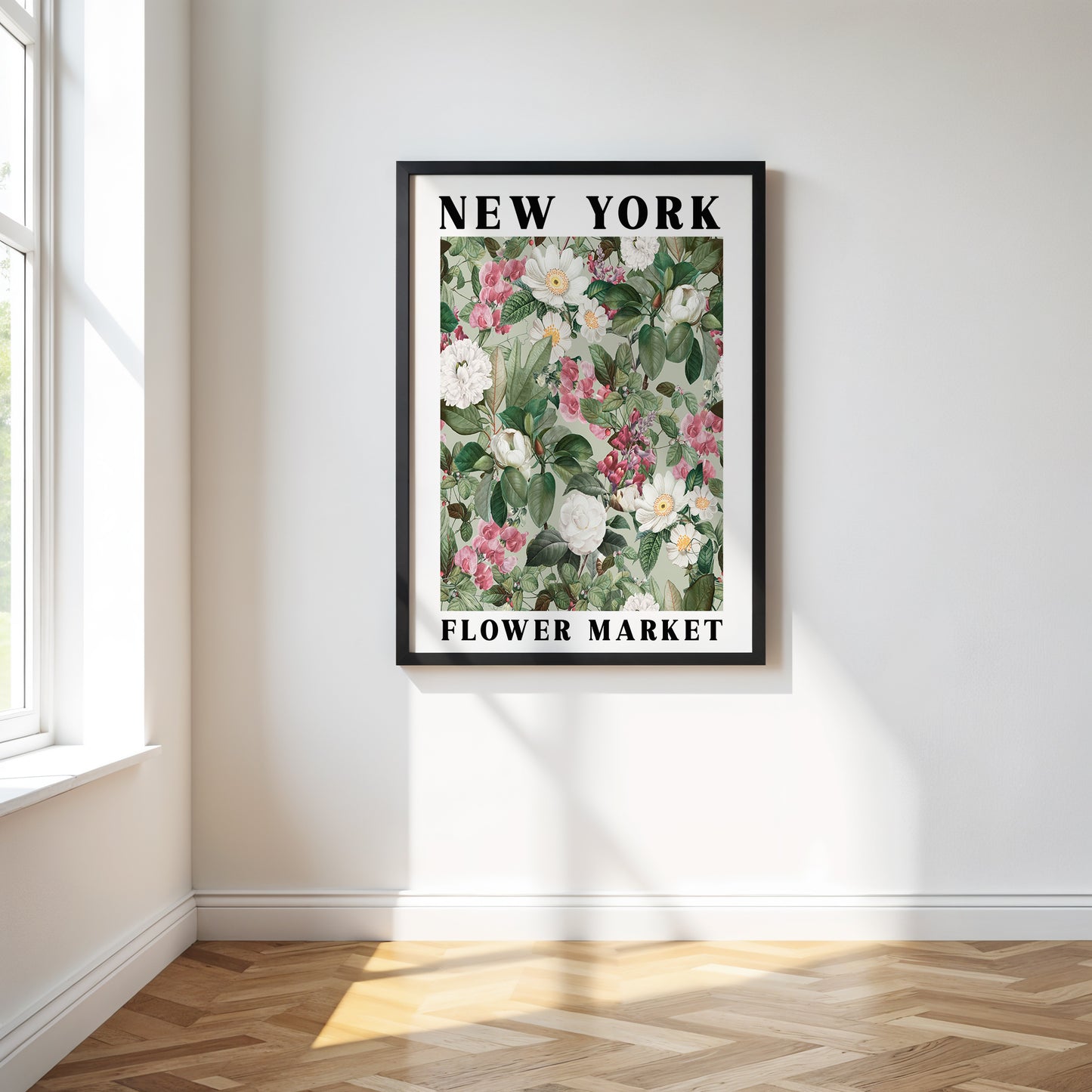 New York Flower Market Print