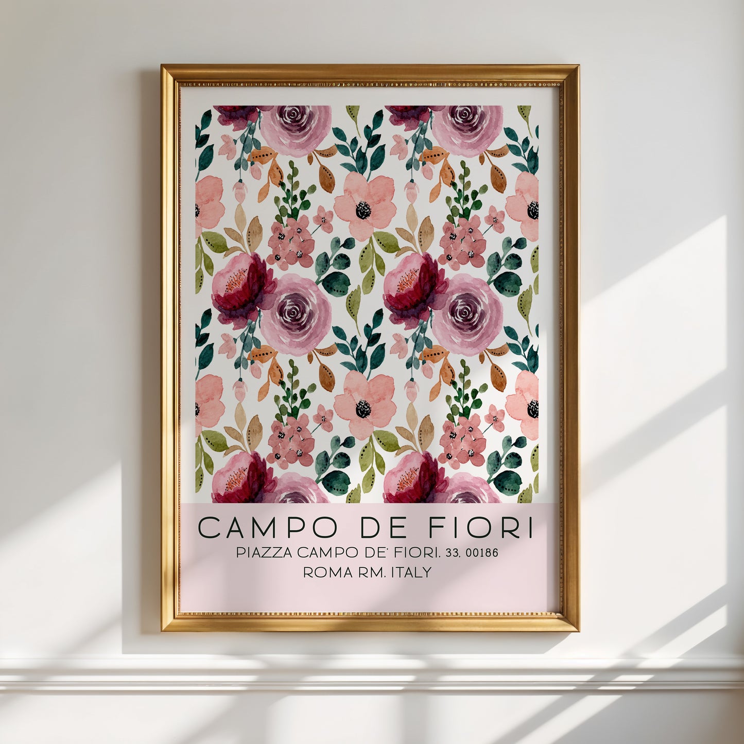 Italy Flower Market Print