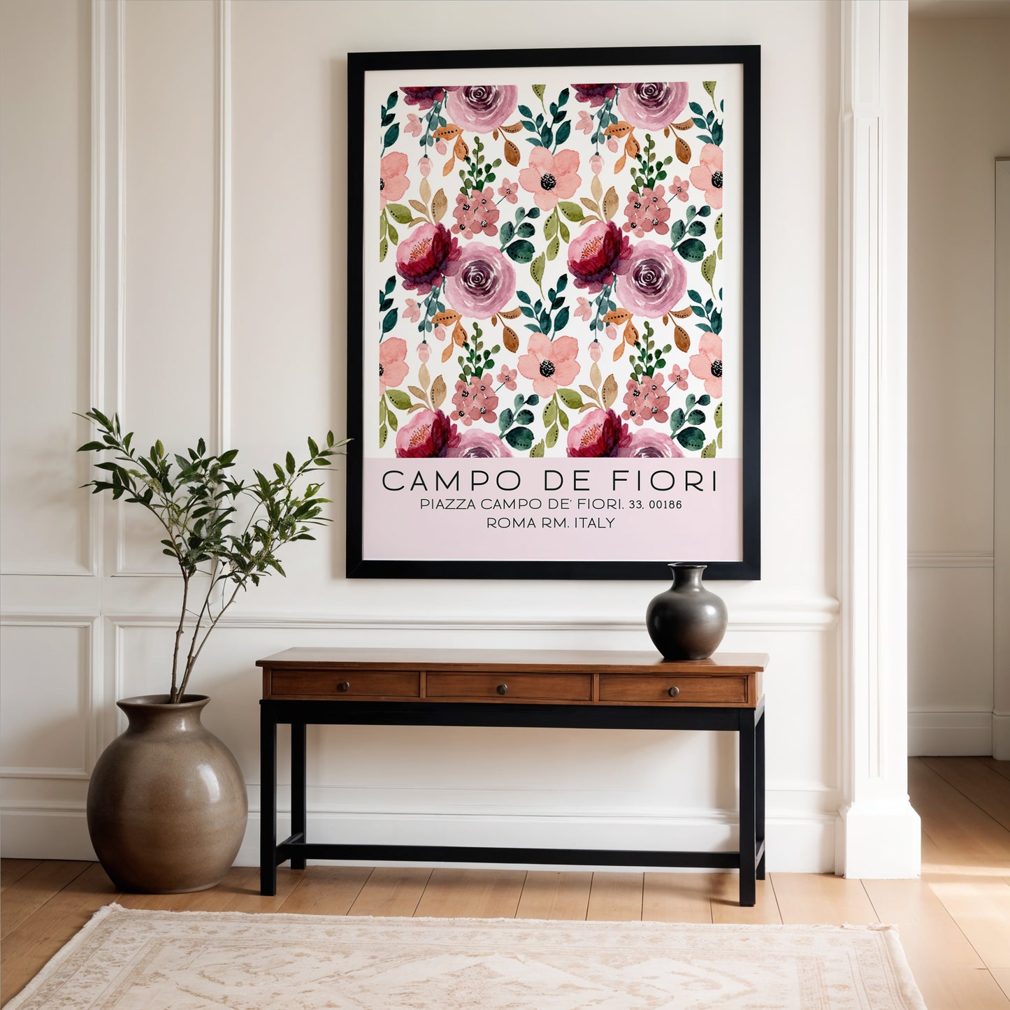 Italy Flower Market Print