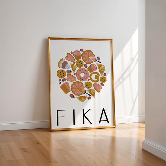 Fika Art Print