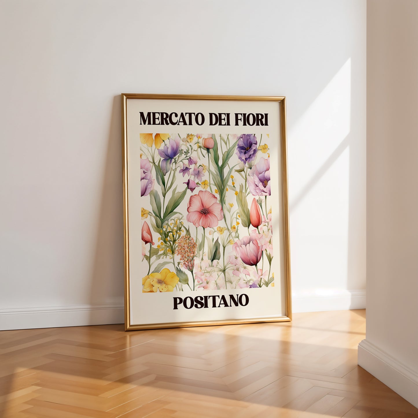 Positano Flower Market Print