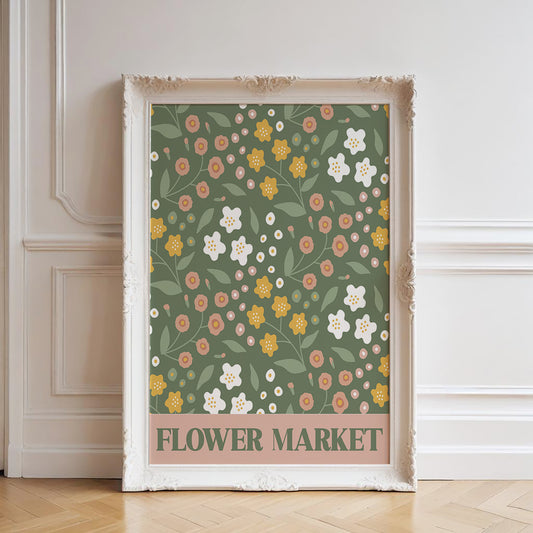 Flower Market Print