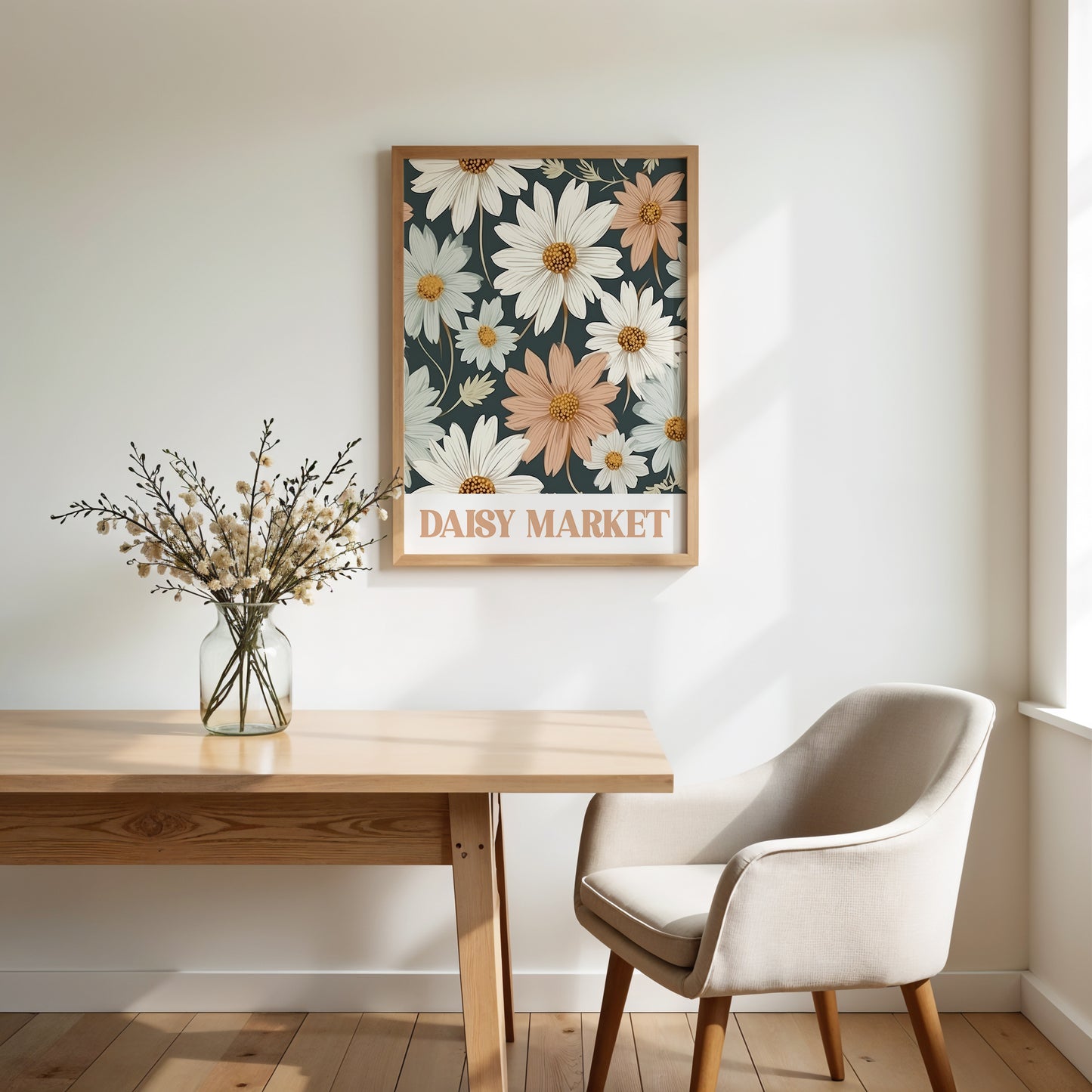 Daisy Flower Market Print