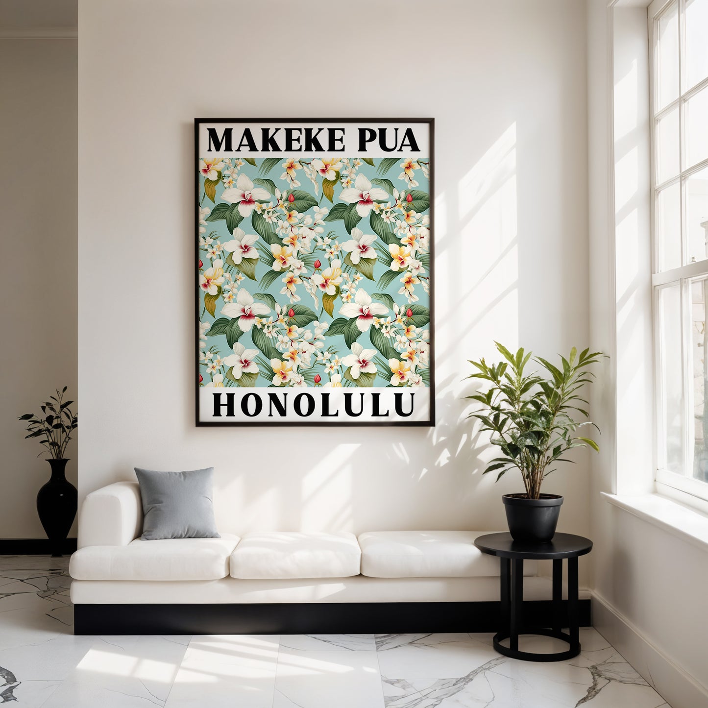 Honolulu Flower Market Print