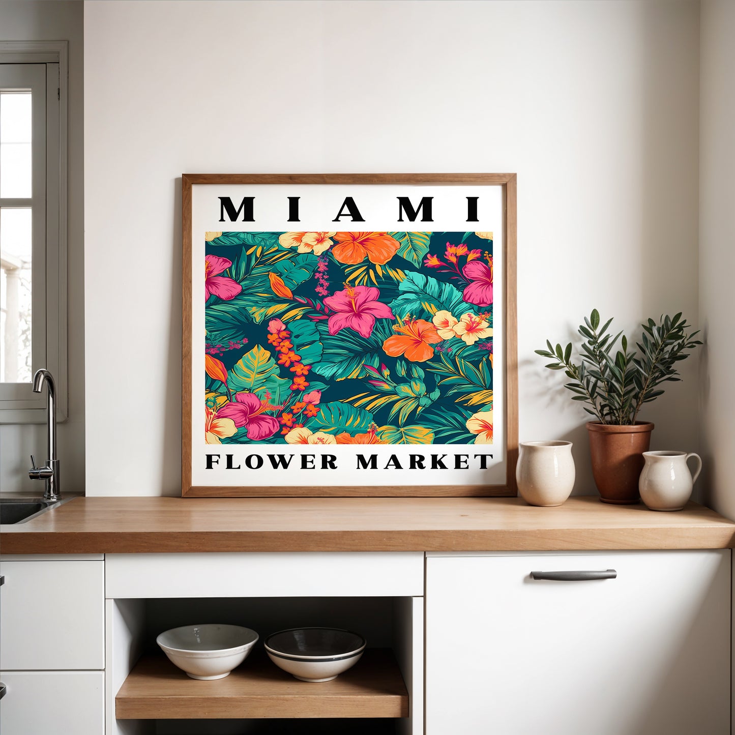 Miami Flower Market Print