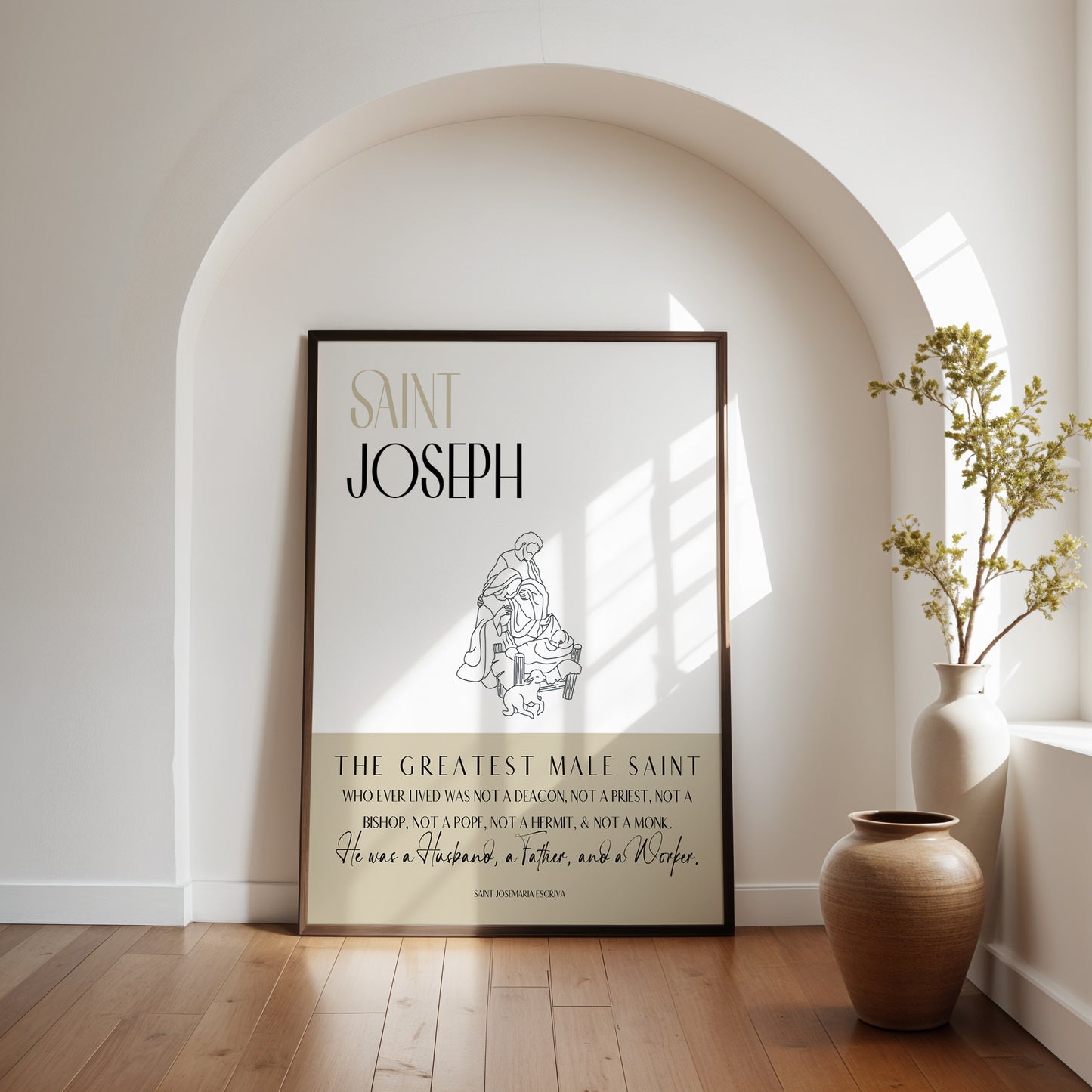 Greatest Male Saint | Saint Joseph Print