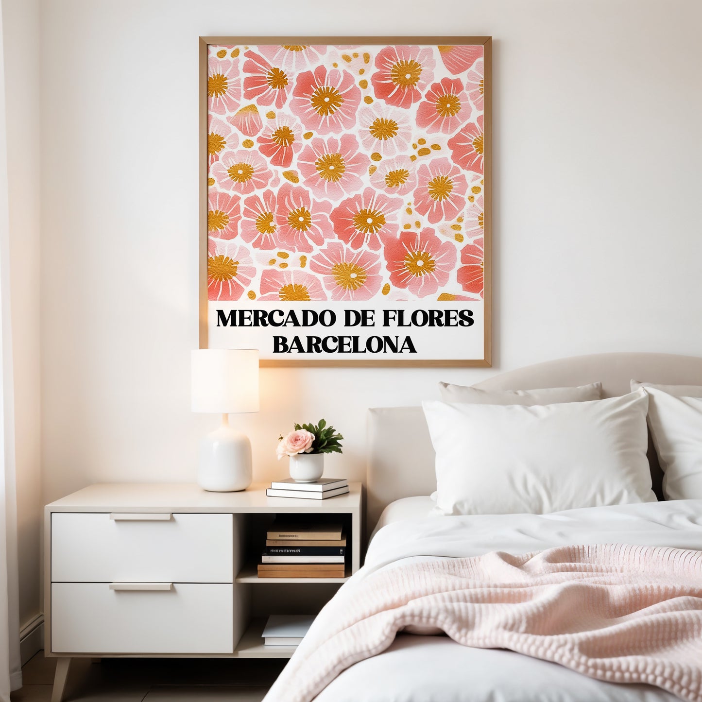 Barcelona Flower Market Print