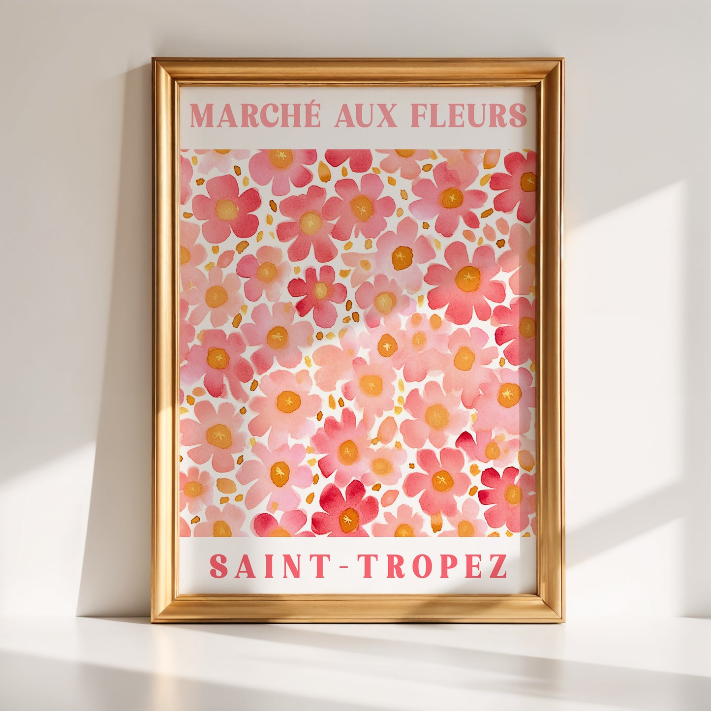 Saint Tropez Flower Market Print