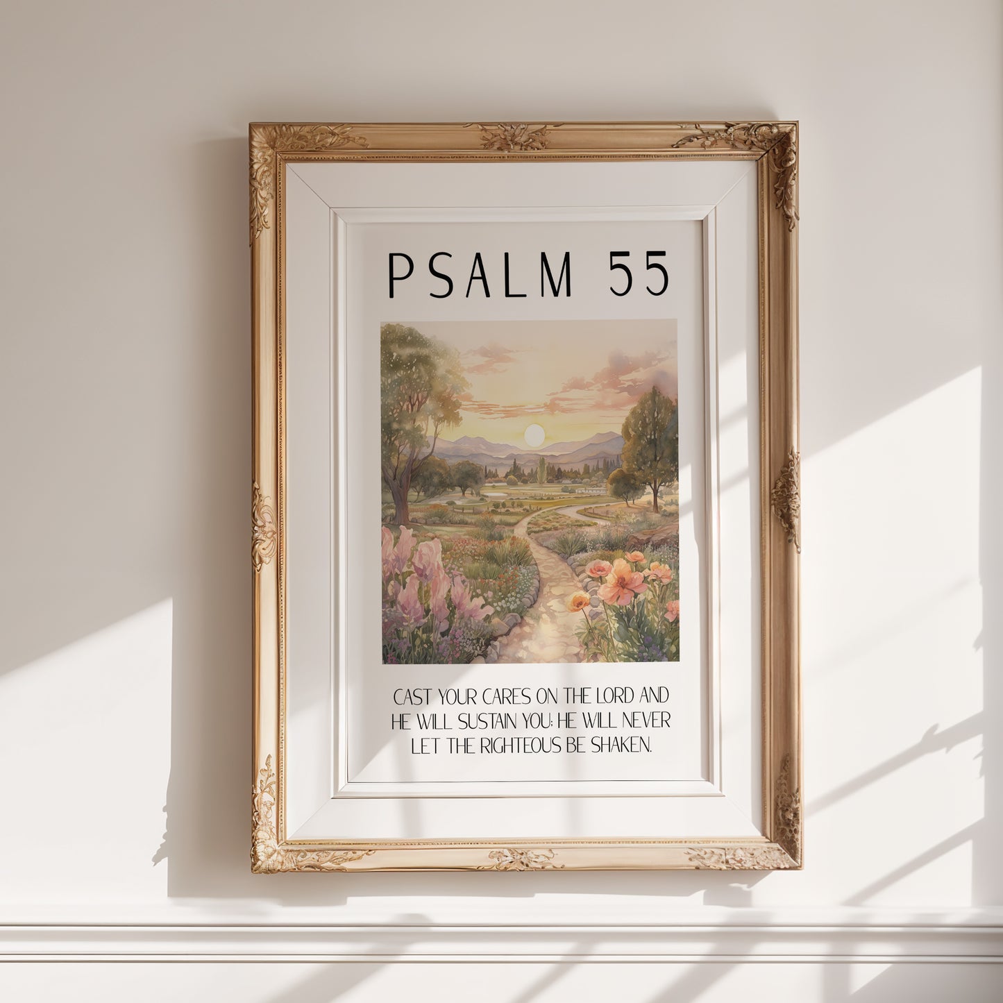 Cast Your Cares | Psalm 55 Print