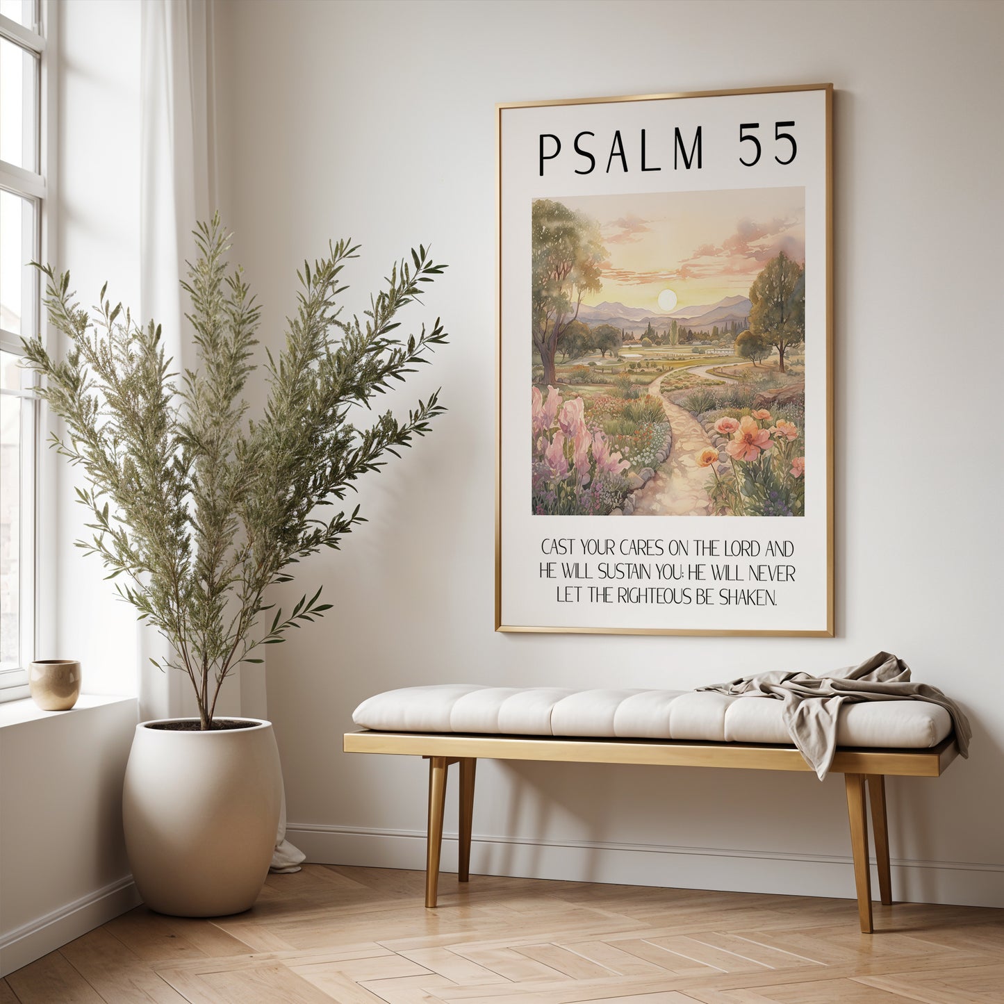 Cast Your Cares | Psalm 55 Print