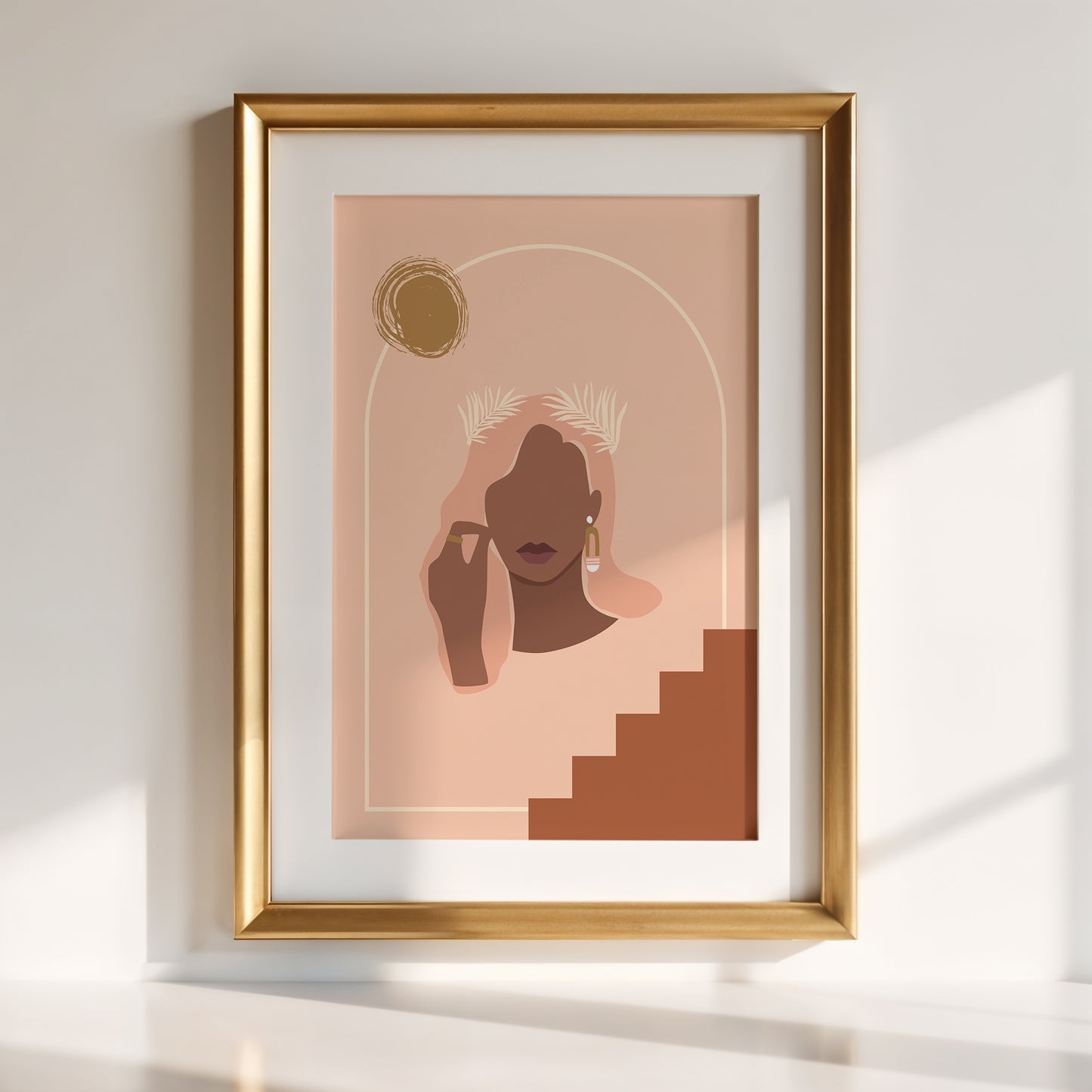 Abstract Woman Art Print