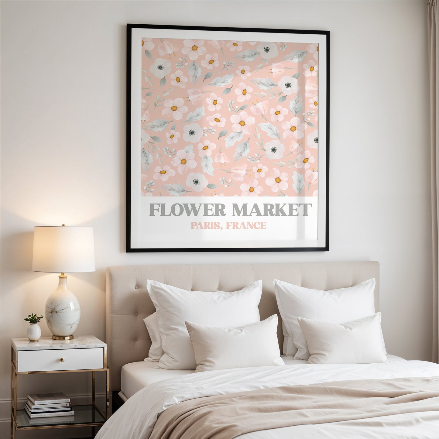 Paris Flower Market Print