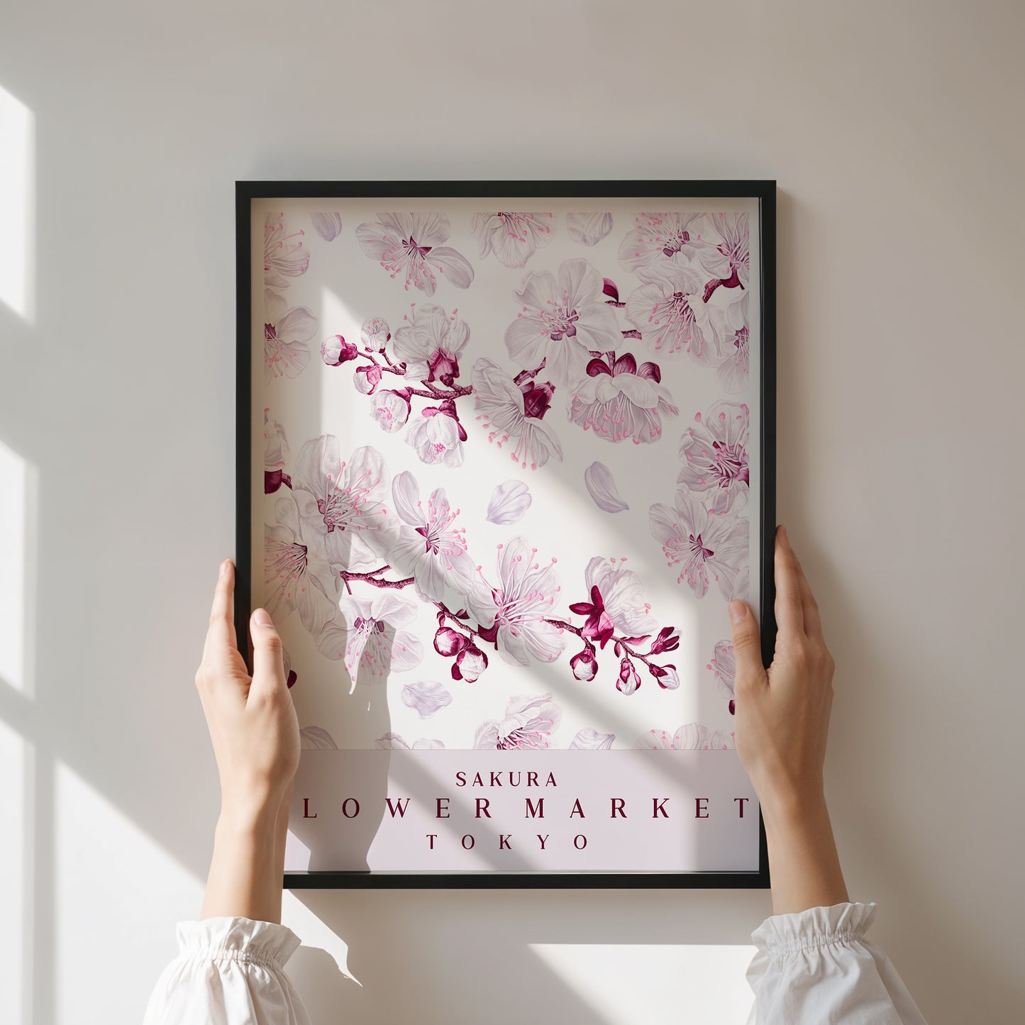 Tokyo Sakura Flower Market Print