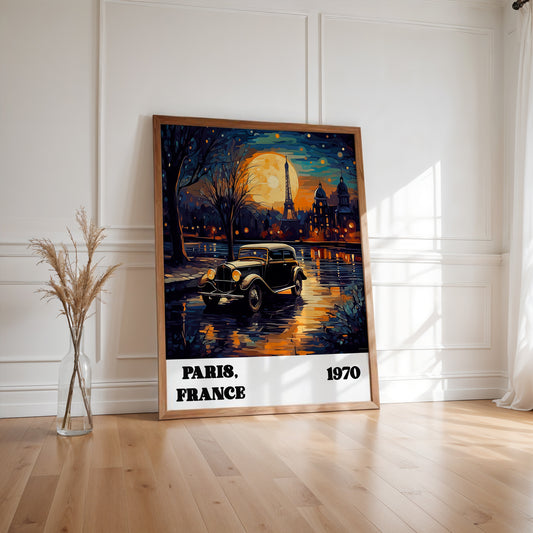 Retro Paris Print