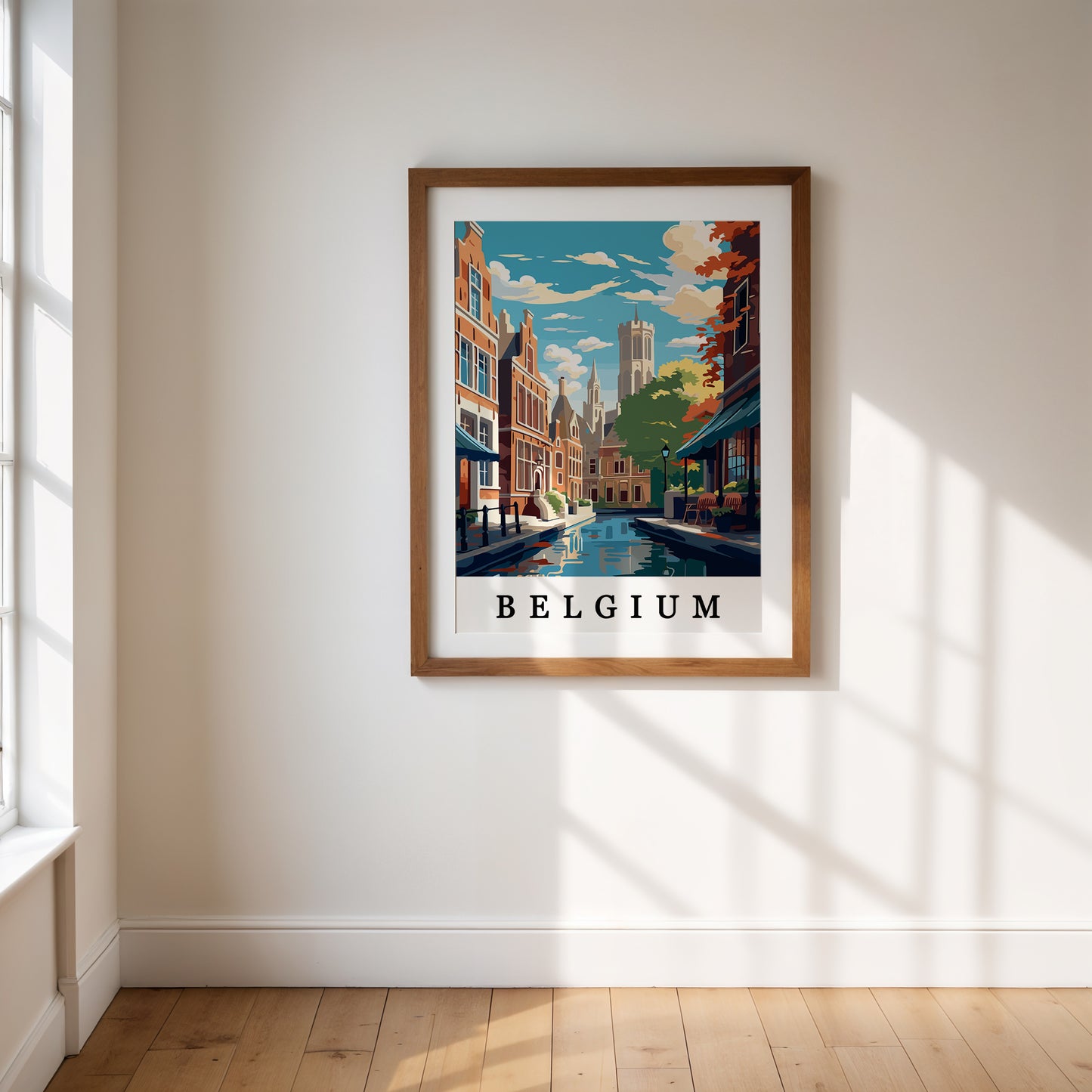 Belgium Travel Print