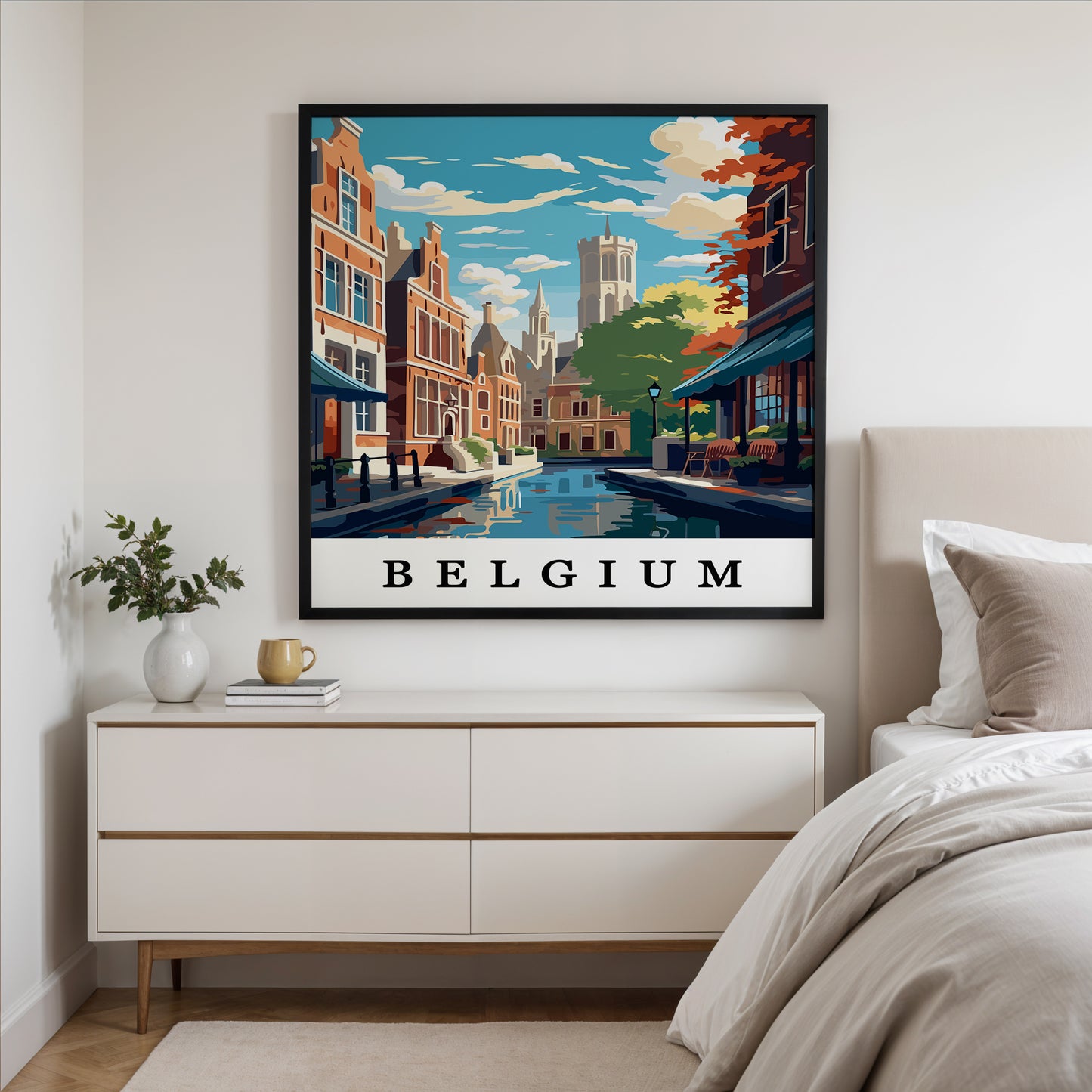 Belgium Travel Print