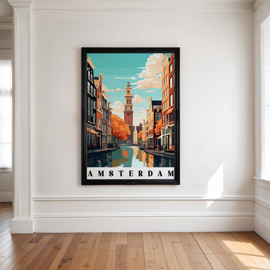 Amsterdam Travel Print