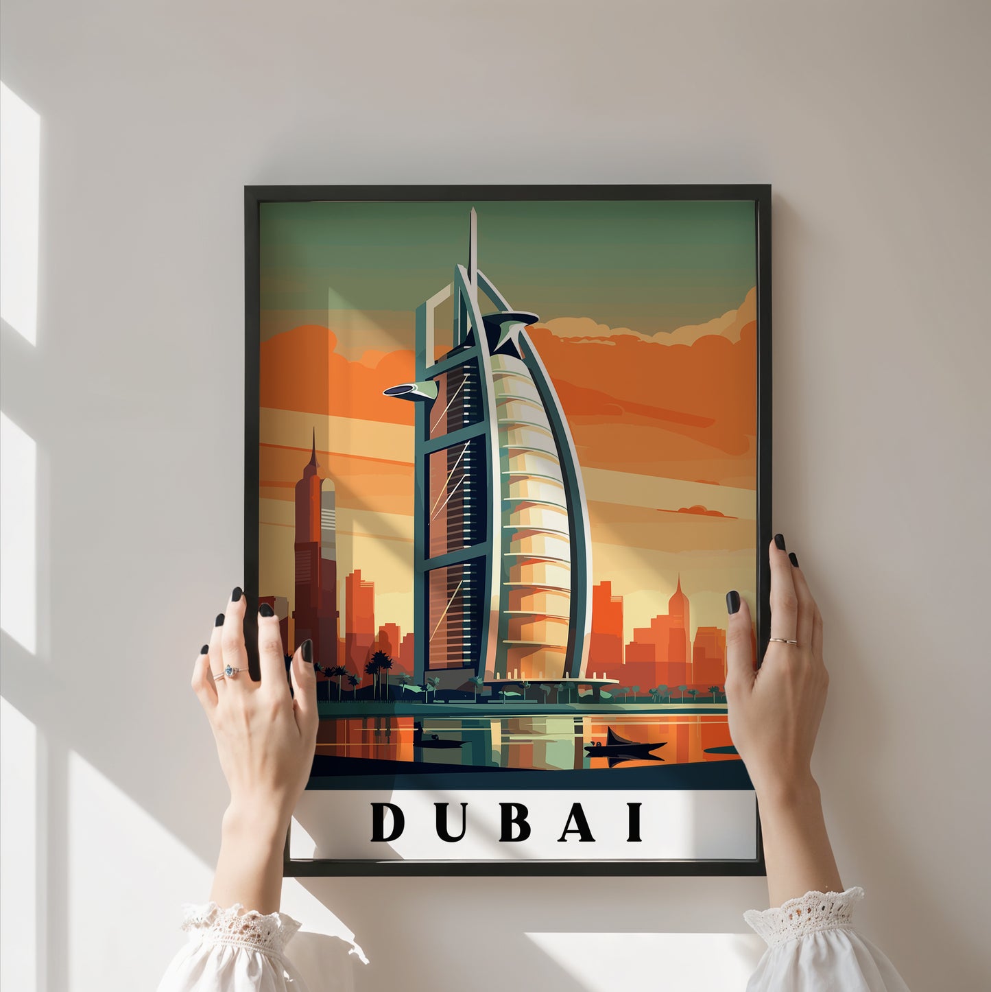 Dubai Travel Print