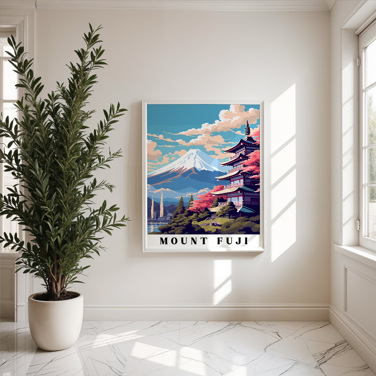 Mount Fuji Travel Print