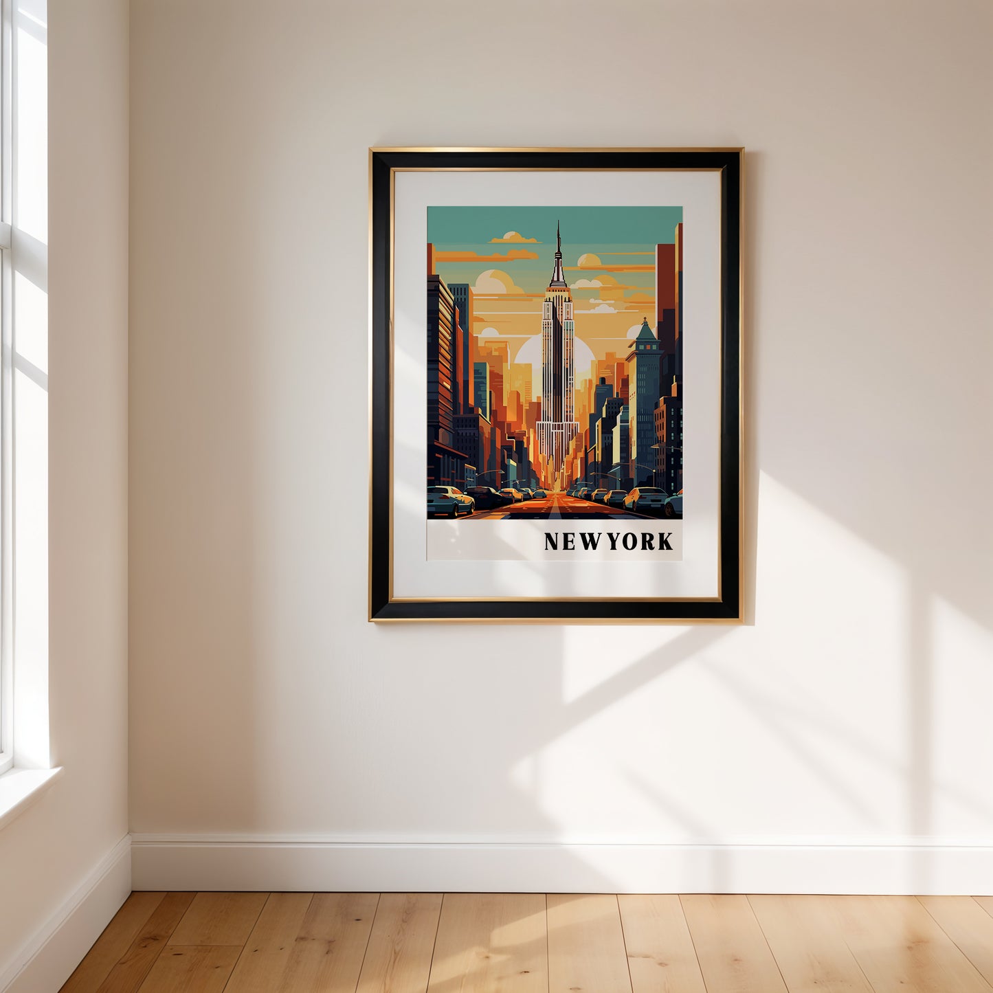 Abstract New York Print