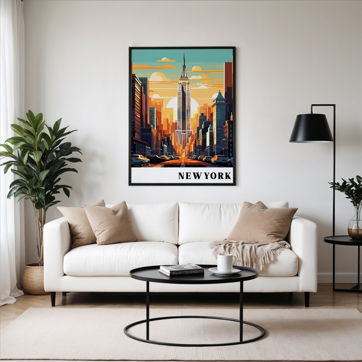 Abstract New York Print