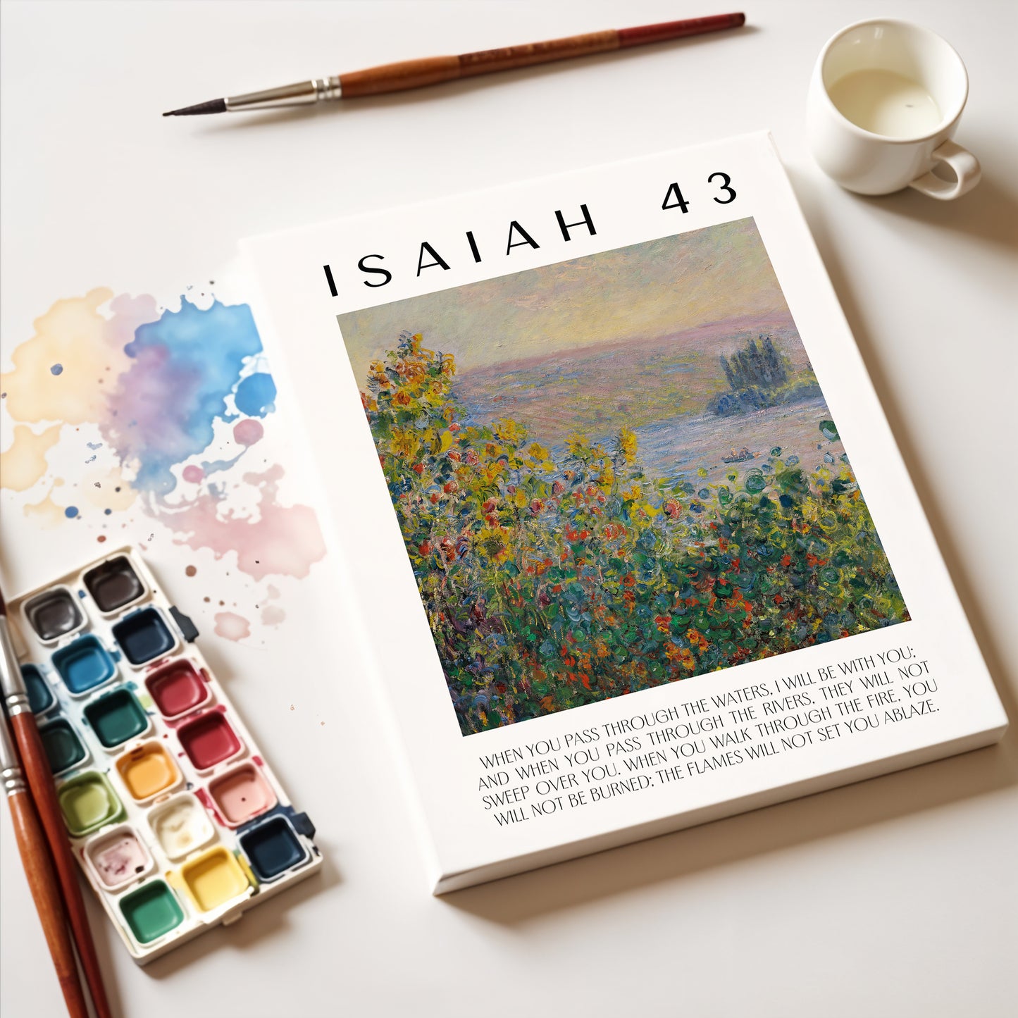 When You Pass Through The Waters | Isaiah 43:2 Print