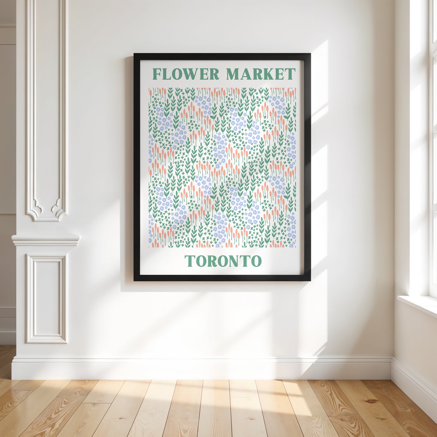 Toronto Flower Market Print