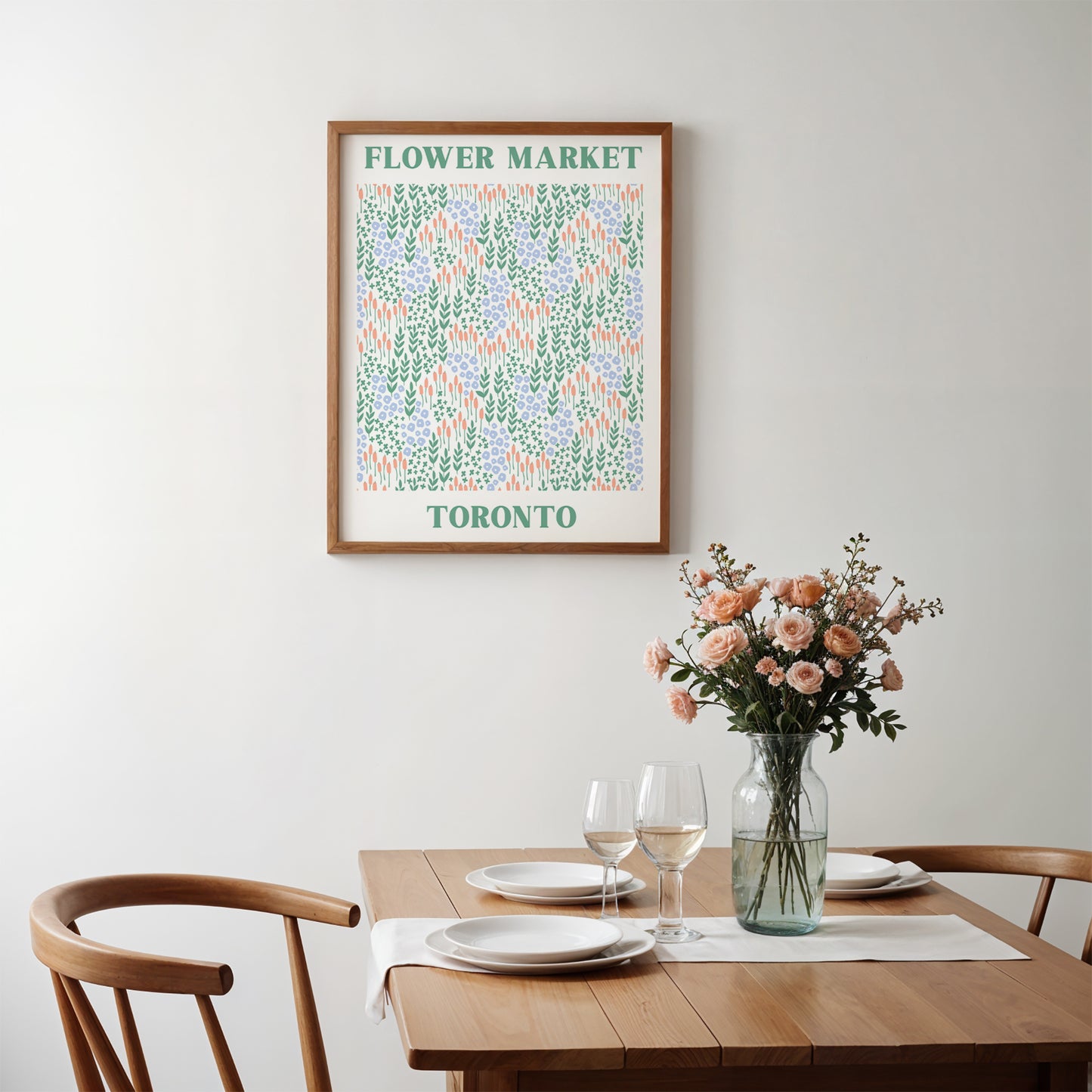 Toronto Flower Market Print