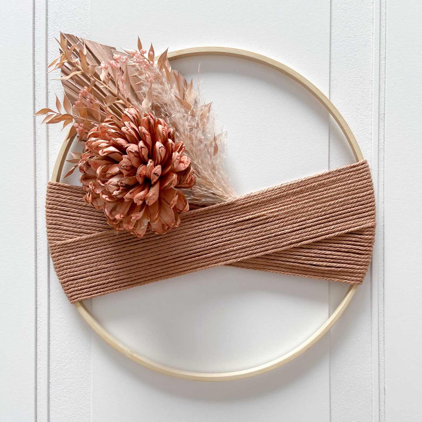 Dried Flowers Macramé Wreath