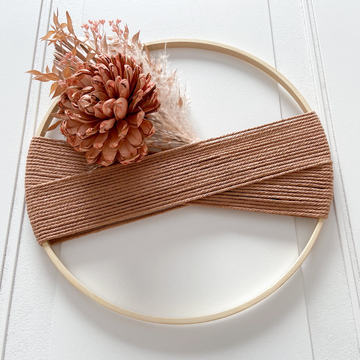 Dried Flowers Macramé Wreath