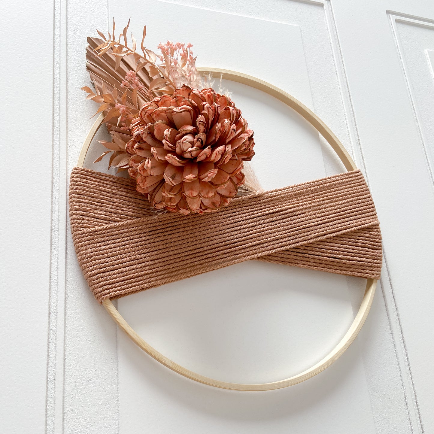 Dried Flowers Macramé Wreath