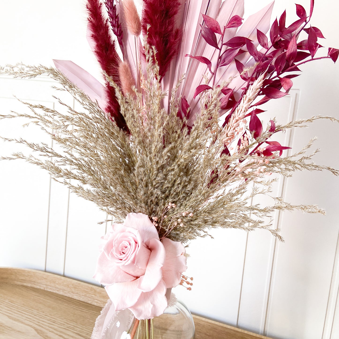 Rose + Dried Flower Bouquet