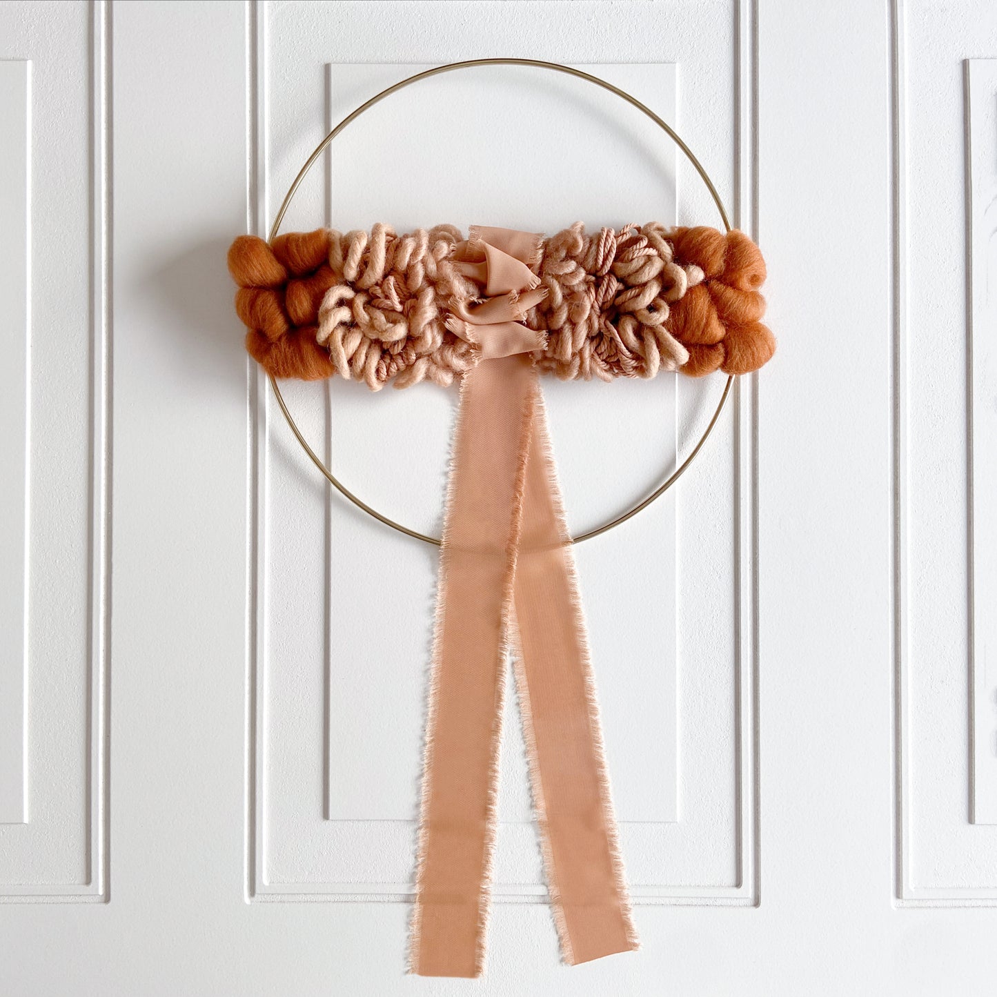 Merino Wool Woven Wreath