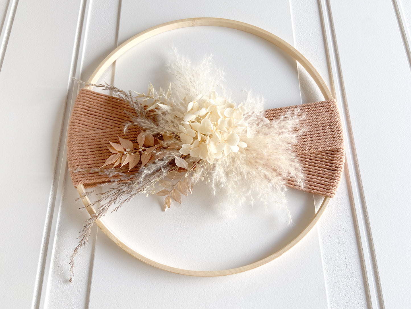 Dried Flowers Macramé Wreath