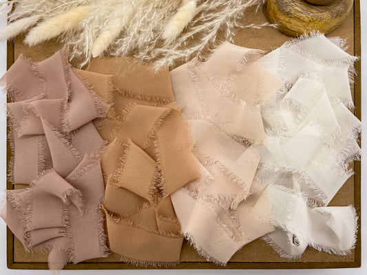 Light & Airy Hand-Frayed Ribbon