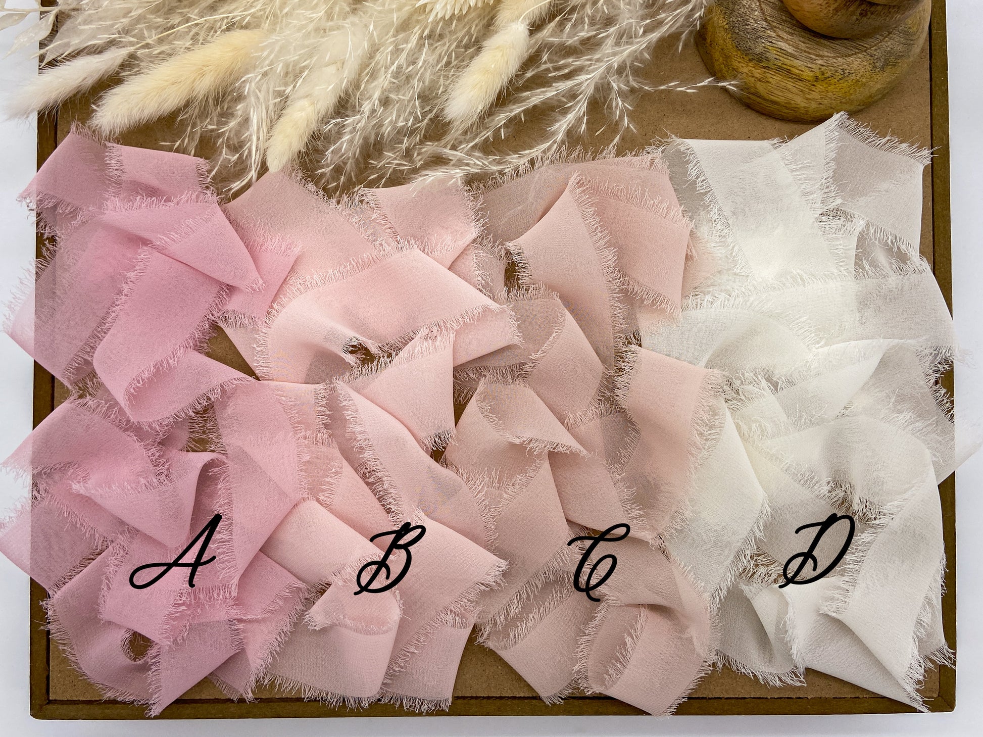 Airy Hand-Frayed Ribbon