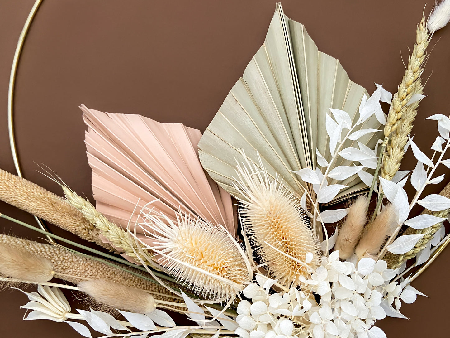 Rustic Dried Flowers Wreath