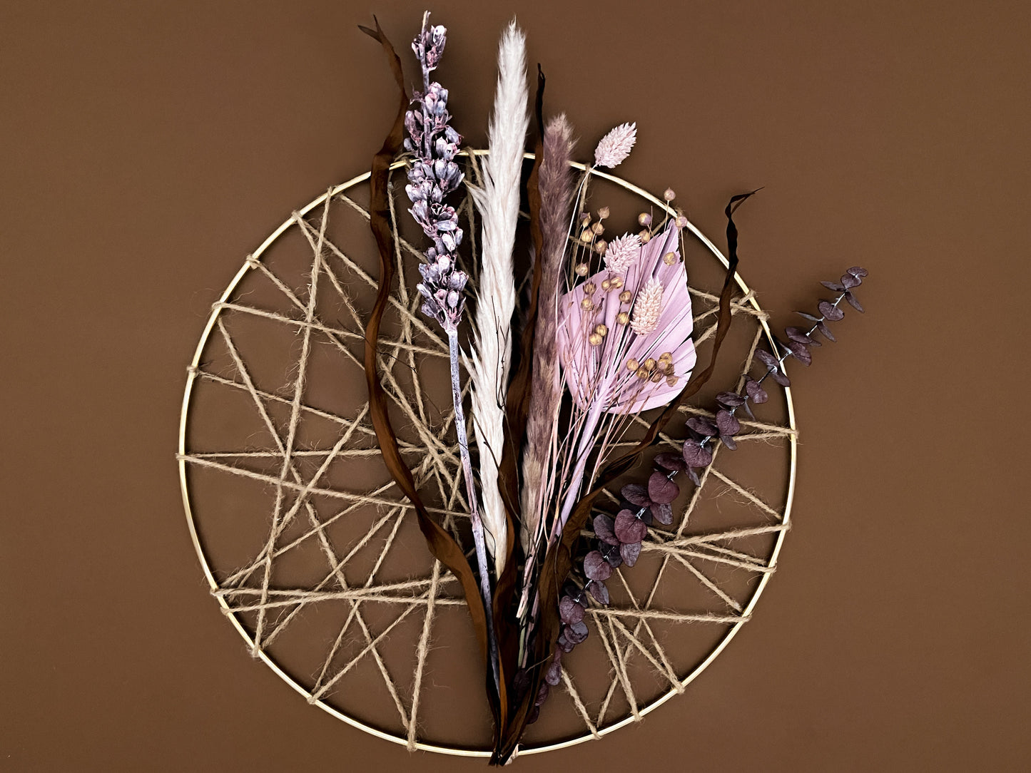 Rustic Dried Flowers Wreath