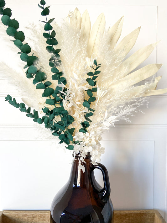 Green Eucalyptus Dried Flower Bouquet