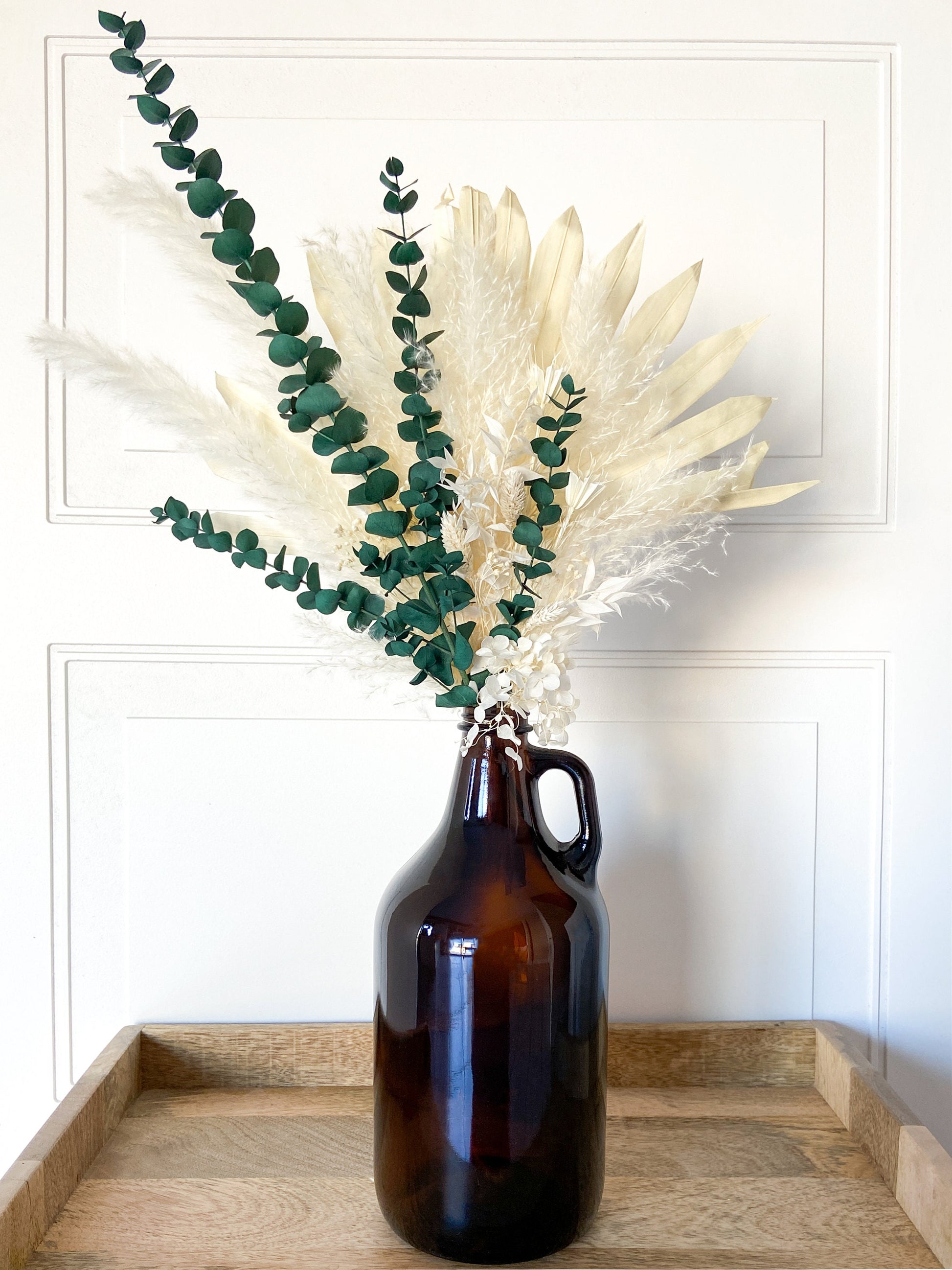 Green Eucalyptus Dried Flower Bouquet