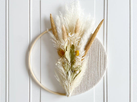 Dried Flowers Macramé Wreath