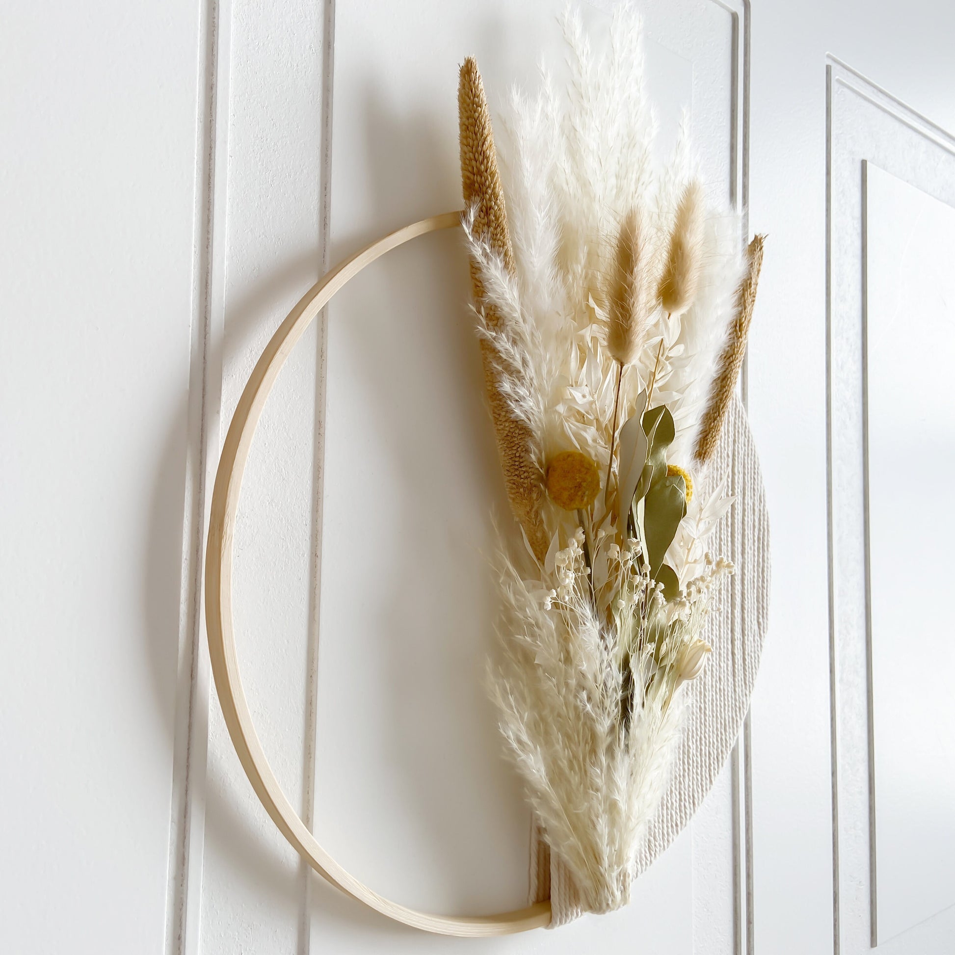 Dried Flowers Macramé Wreath