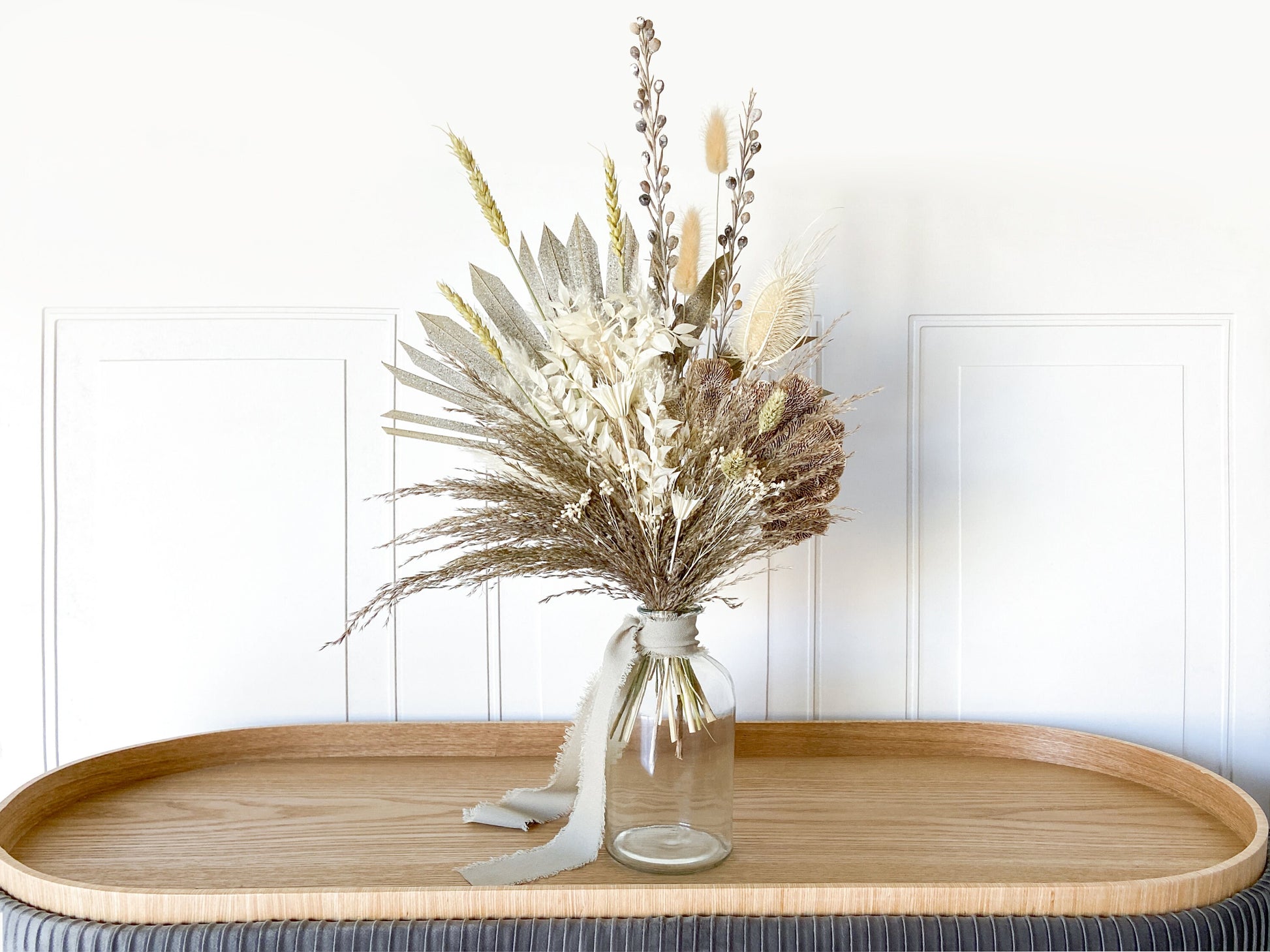 Mushroom & Dried Flower Neutral Bouquet