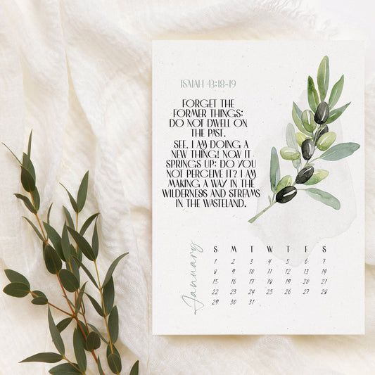 2025 Biblical Verse Desk Calendar