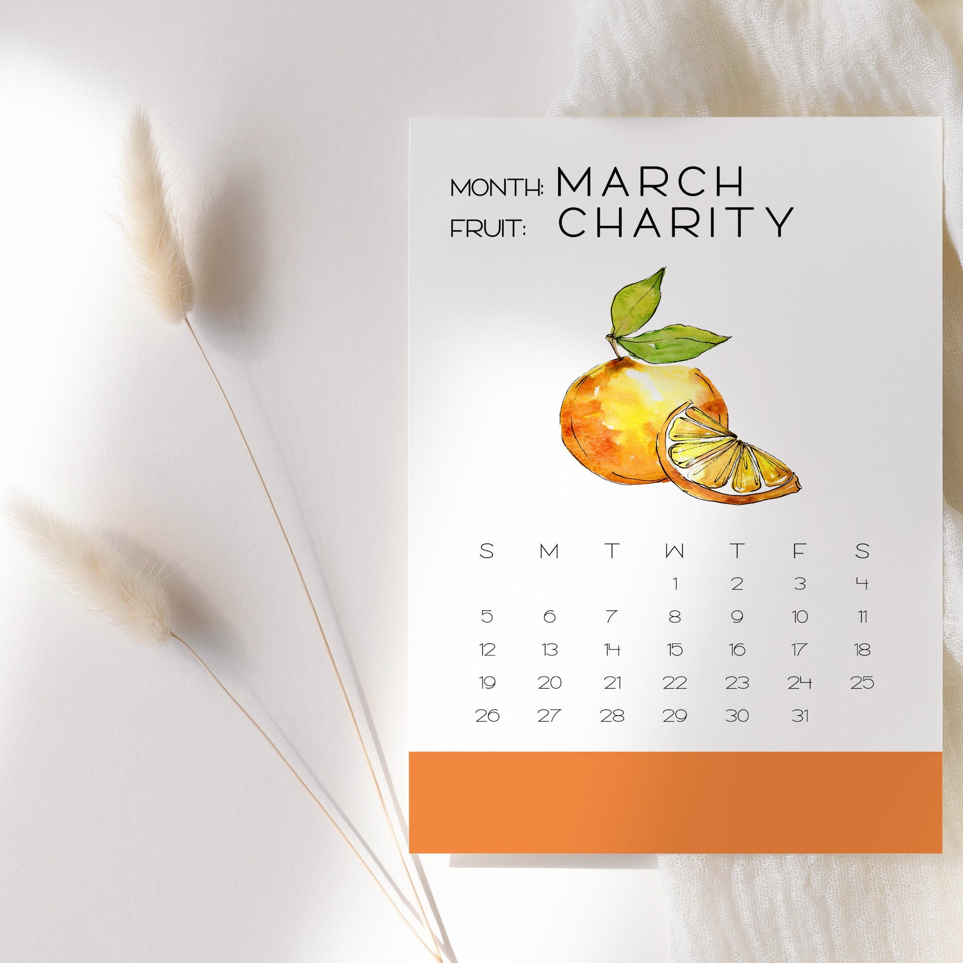 2025 Fruits Of The Holy Spirit Desk Calendar