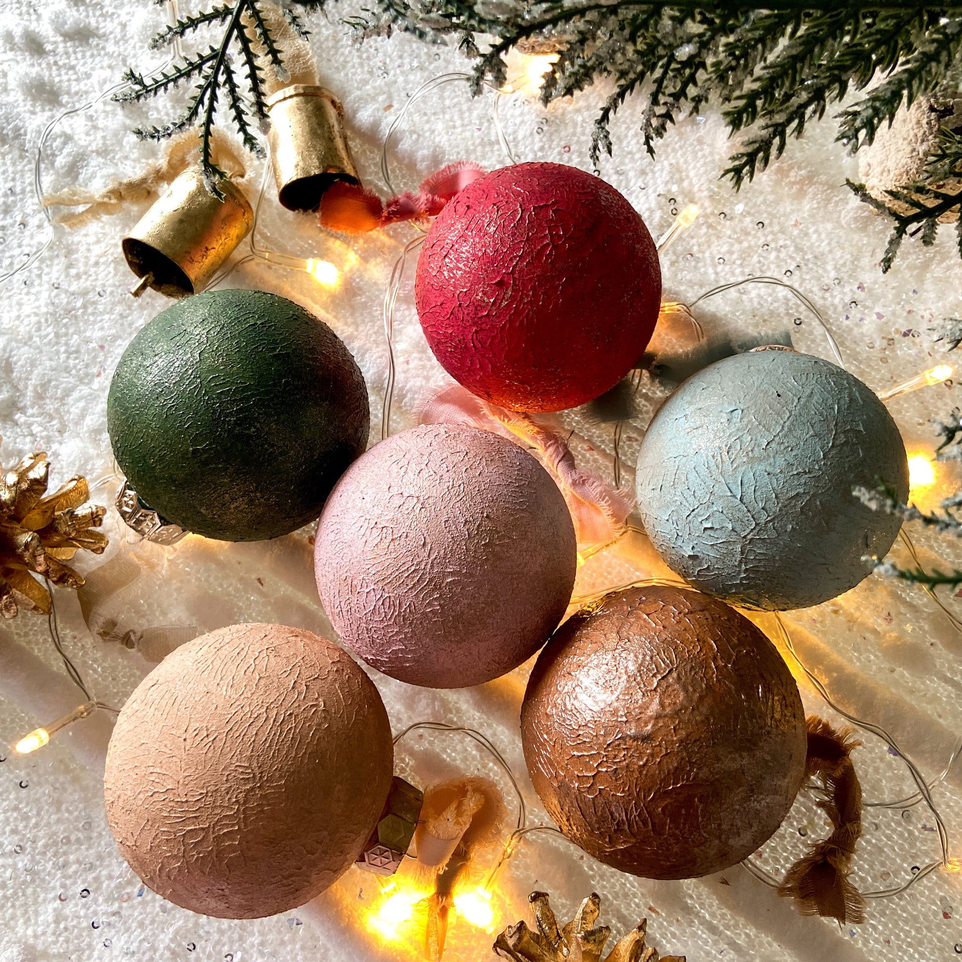 Textured Ornaments